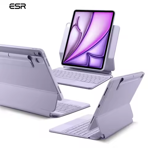 ESR for iPad M3/M2 Air 11/13 Inch Case with Keyboard (2025/2024) iPad Pro 11/Air 5th/4th Gen Magneti