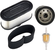HIFROM Oil Filter Fuel Filter with Air Pre Filter Compatible with Kawasaki FR651V FR691V FR730V FS48
