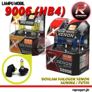 CAR LIGHTS 9006 (HB4) WHITE / YELLOW XENON HALOGEN BULB