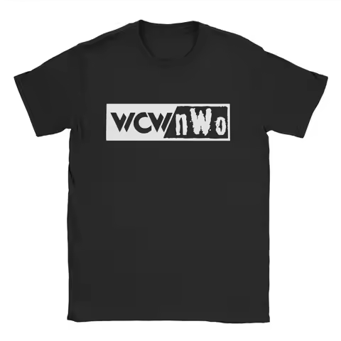 Men Women T-Shirts WCW NWO White Funny Cotton Tee Shirt Short Sleeve T Shirts O Neck Clothes Plus Si