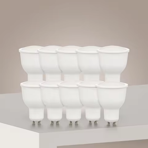 10Pack Bombilla GU10 Bulb Lamp LED Spotlight 12W 38 Bean Angle Leds 3000K 4000K 6000K Cool Lighting 
