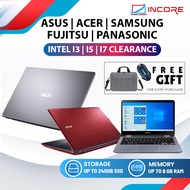 ACER / SAMSUNG / ASUS / PANASONIC Budget Laptop Intel I3 I5 I7 Budget Notebook Komputer Murah Student Work (PART 2)