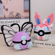12cm Pokemon Plush Poke Ball Sylveon Stuffed Animals Hobby Collectibles Toys Soft About Cute gift Bo