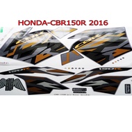 สติ๊กเกอร์ติดรถมอเตอร์ไซด์ สำหรับ HONDA-CBR150R ปี2016 สีดำ