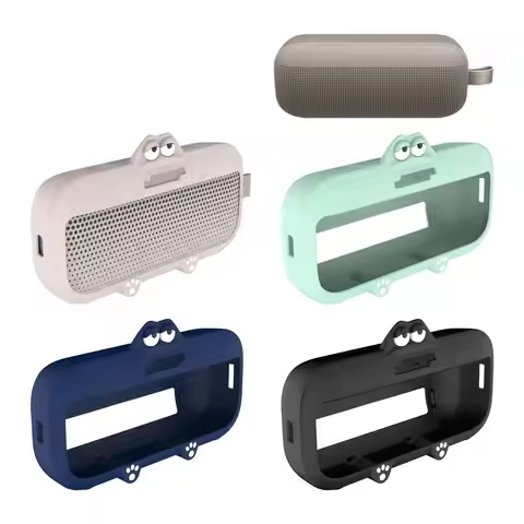 Silicone Wireless Speaker Case Cartoon Dustproof Dustproof Cover Drop Protection for Bose SoundLink 