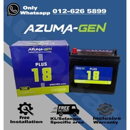 [ NO SHIPPING SERVICE ] NS60S | NS60 ST | 60B24R ] AZUMA-GEN PLUS 18 MF Car Battery Saga / Wira /Ava