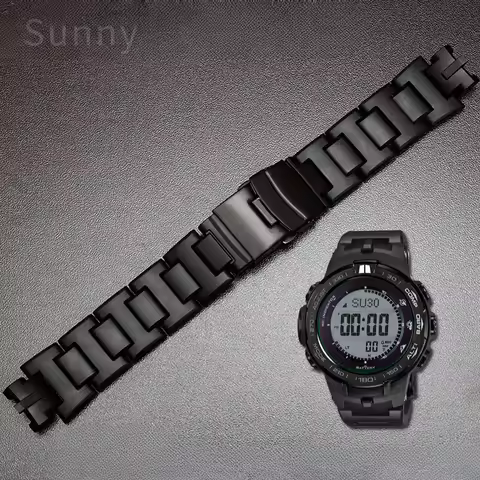 Casio G-SHOCK Frosted Convex Interface Modified Anti-Allergy Watchbands for PRW-3100/6000/6100/3000 