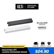 ULTi Magnetic Vertical Cable Management Channel for Standing Desk | C71