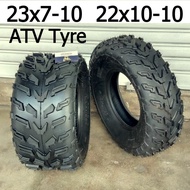 ATV Tubeless Tyre Tayar 23x7-10 22x10-10 ATV 4 Wheels Motor Roda Saiz 10 Inci Dune buggy Pattern