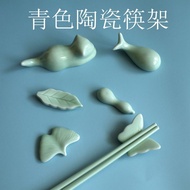 Mini Blue Chinese Style Butterfly Ceramic Chopstick Holder Home Hot Sale8cc#Chopstick Holder Decorat