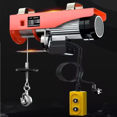 220V electric hoist household crane, winch lift, small hoist, hoist, winch