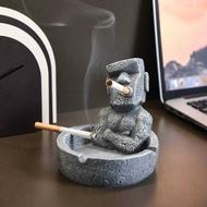 Creative Cute Weird Guy Cigar Decoration Desktop Organr Personalized Off Ashtray Collectible Jewelry