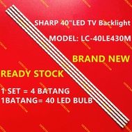 (NEW 1SET) LC-40LE430M SHARP 40" LED TV Backlight LC-40LE430 E162061