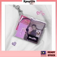 BL@CKPINK Photocard ALMOST BLUE Twinkle Jelly Wallet Folding Purse Card Holder IKON kpop Lomo Card P