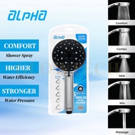 ALPHA Original GEN 12 SHOWER HEAD CHROME for ALL ALPHA Instant Water Heater