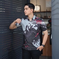 KEMEJA CODE J66F Short Sleeve BATIK Shirts Latest Hem BATIK Trendy Hits CODPAY ON DELIVERY Men's BAT