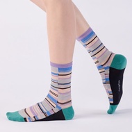 綜合維他命 透明紗中筒襪 - 黑(M)