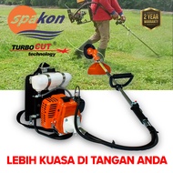 SPAKON (Powered by APACHE) Mesin Rumput BG328 | Super Heavy Duty Garden Trimmer | Backpack Brush Cut