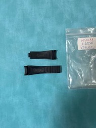 正版Rubber B 地通拿黑色膠錶帶M103CD