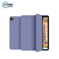 【ANTIAN】iPad Air 5 /Air 4 通用 10.9吋 2022/2020版 智慧休眠喚醒內置筆槽平板皮套 紫
