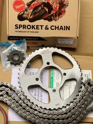 Nhông sên đĩa thồ xe máy Dream - Wave Jupiter - Sirius Nhông xích thồ xe máy