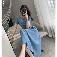 *Wrap Around Dress sexy dress with sassy dress dusty blue dress filipiniana top modern filipiniana dress for women filipiniana dress formal filipiniana gown semi formal dress fit dresses filipinana plus size for woman black summer fitted casual style midi
