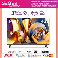 Tv tcl led Smart tv android 11 dolby audio 43 inch series 43A9 garansi resmi