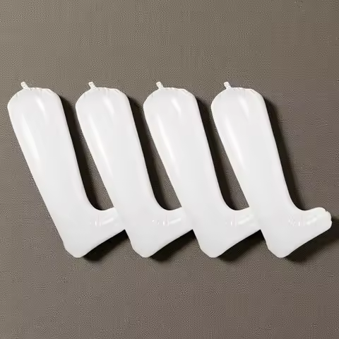 2Pairs Inflatable Boot Shapers L-Shape Support for Tall Boots Keep Shape Without Creasing Reusable S