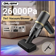 ONLIWAN 26000Pa Cordless Vacuum Cleaner Mini Holdheld Air Dust Blower vaccum kereta Portable Car