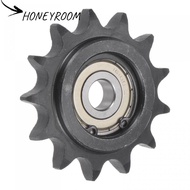 HONEYROOM Chain Idler Sprocket, 13 Tooth C45 Carbon Steel Convex Idler Gear, with Insert 10mm Bore 1