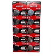 Maxell CR2032 Lithium Coin Cell Battery Pack of 5pcs Maxell 2032