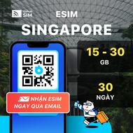 eSIM 4G du lịch Singapore - Gói dài ngày (30 ngày) - Gohub gửi eSIM qua email