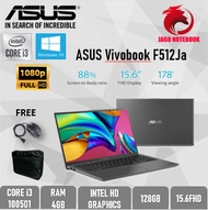 Asus VivoBook F512JA intel Core i3-1005G1 RAM 4GB 128SSD W10 15.6 FHD