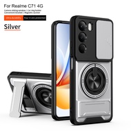 Heavy Duty Shockproof Case for OPPO Realme P3 GT7 C71 C61 C55 C51 16PRO 15T 12X Rotatable Ring Kicks