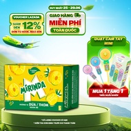 [SALE 25.6] Thùng 24 Lon Nước Ngọt Có Gaz Mirinda Dứa (320ml/lon)