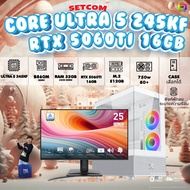 SETCOM+MONITOR BONMECOM2 ครบเซ็ตพร้อมจอ / INTEL CPU CORE ULTRA 5 245KF / RTX 5060TI 8GB / Case เลือก