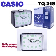 Casio Travel Table Top Alarm Clock TQ-218Clock