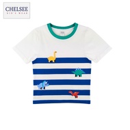 Chelsee เสื้อยืดคอกลม เด็กผู้ชาย แขนสั้น รุ่น 128070 ลายไดโนเสาร์ อายุ 1.5-10 ปี ผ้า 100%Cotton เสื้