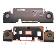 Laptop CPU Cooler Fan for DELL XPS 13 7390 9310 2-in-1 0VDFK8 00VMDK Heatsink Cooling Brass Radiator