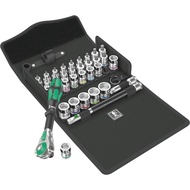 [Virtue Tools] WERA 8100 SB All-in Zyklop Speed Ratchet Wrench Set 3/8 "Three Points Metric, 35 Piec