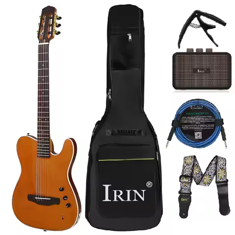 IRIN R4 Silent Guitar Bluetooth Smart Tech Solid Top 4 FX System Acoustic-Electric Optional Guitar S