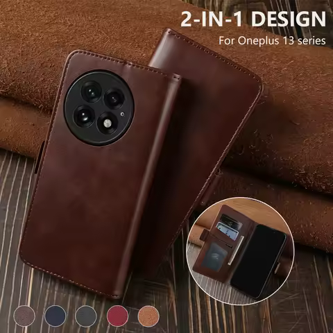 for OnePlus 13 13R 13S 13T 12 12R 11 11R 10T 10R 10 Pro Wallet Phone Cover for OnePlus Nord N10 N20 