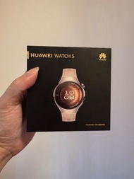 華為 HUAWEI WATCH 5 智能手錶 星雲杏 42mm 可支援esim