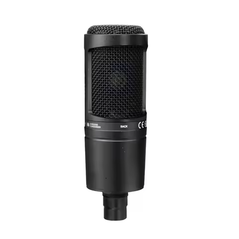 AT2020 Cardioid Condenser Studio Recording Microphone for Vocal Podcast Streaming Singing Profession