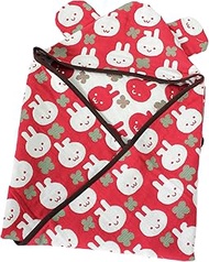 Hiorie Swaddle with Ears, 5 Layered Gauze, Made in Japan, Approx. 33.1 x 33.1 inches (84 x 84 cm), B