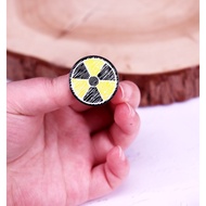 Radiology Radiation Logo Brooch Badge Enamel Pin Classic Button Lapel Pin