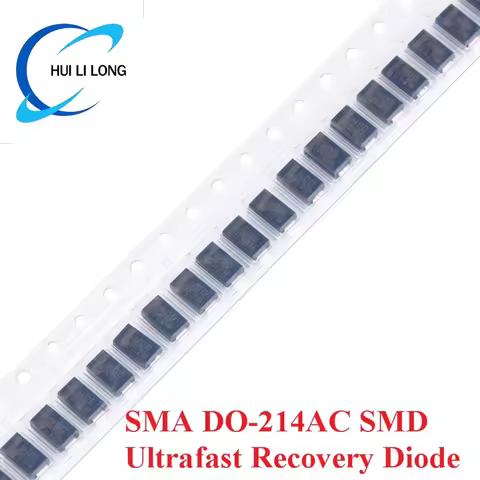 100pcs SMA DO-214AC SMD Ultrafast Recovery Rectifier Diode US1D US1J US1M US2M ES2M US1G US2D US2G D