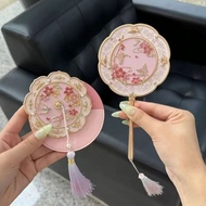 Cermin Solek Vintage Peach Blossom | Makeup Mirror Comel | Cermin Kecil hadiah Untuk Girlfriend