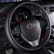 Taiwan Shipping Toyota Steering Wheel Cover Genuine Leather RAV4 CHR CAMRY ALTIS COROLLA Cross sienta