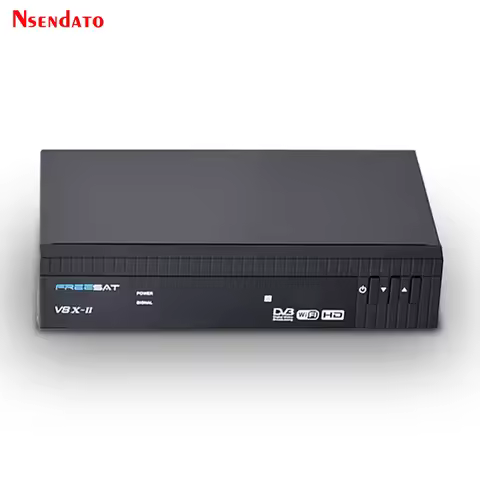 Freesat V8X II DVB-S2X/S2/S Satellite TV Receiver Decoder With 2Gb RAM Support DiSEqC1.0-1.3 7-Day E